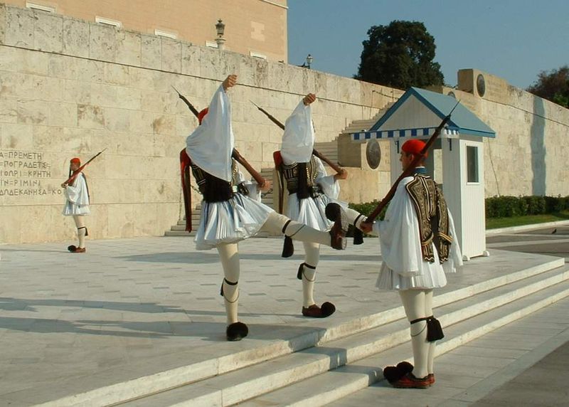 Changing of the Guards in front of the Parliament House