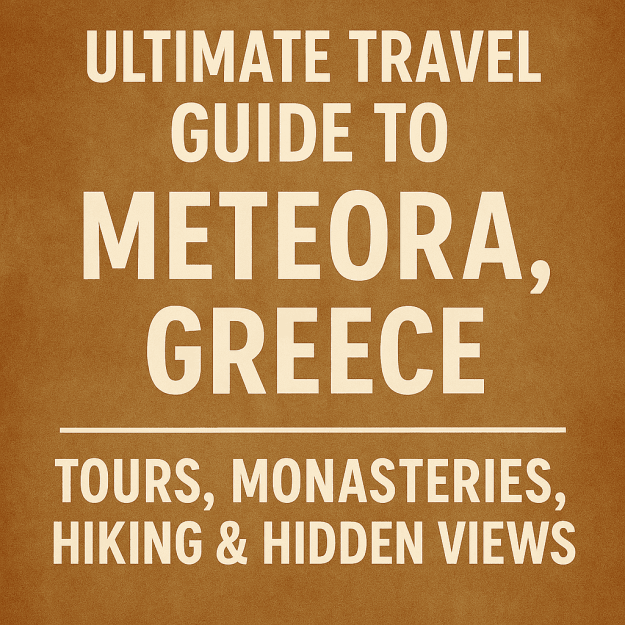 Discover the breathtaking cliffs and ancient monasteries of Meteora, Greece in this ultimate travel guide. Explore top tours, panoramic viewpoints, scenic hikes, and hidden gems across this UNESCO World Heritage site.